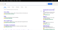 Results page, SERP, with monetization